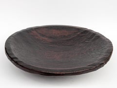 Large Vintage Wood Bowl, Sumatra, Jackfruit Wood, Stained, Mid-Late 20th Century