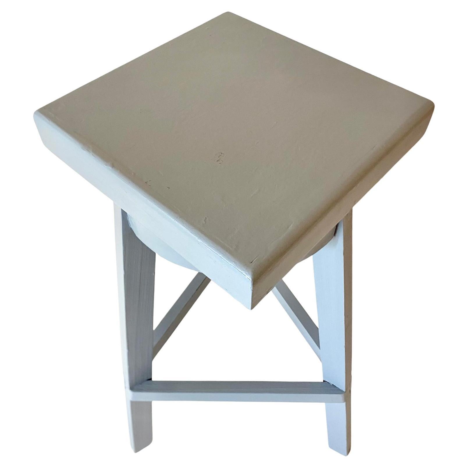 Mid-Century Modern Large Vintage Wood Console Pedestal, Italy 1950s For Sale