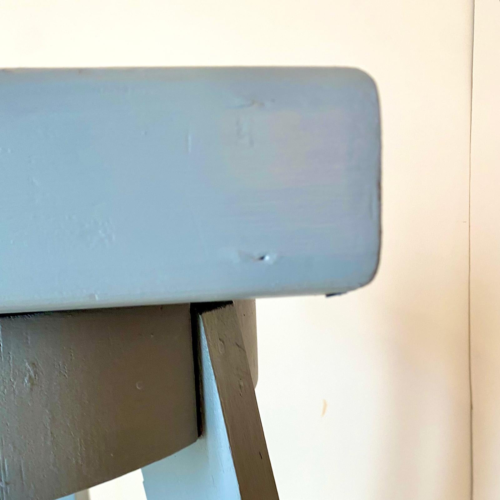 Large Vintage Wood Console Pedestal, Italy 1950s For Sale 2