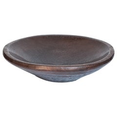 Large Vintage Wooden Bowl 28" Dia Lampung, Sumatra, Merbau Wood Mid-20th Century