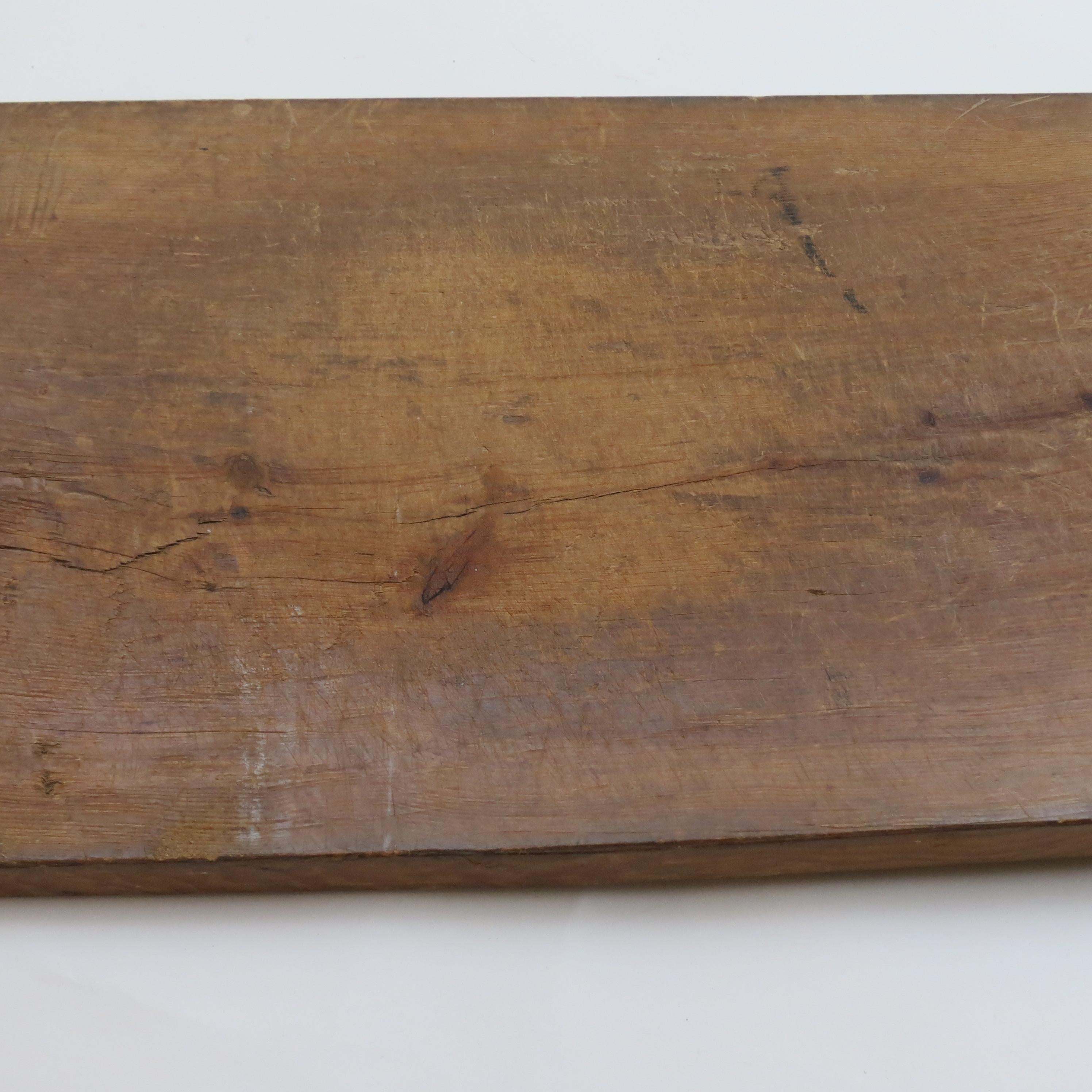 Pine Large Vintage Wooden Chopping Noodle Board Japanese Origin