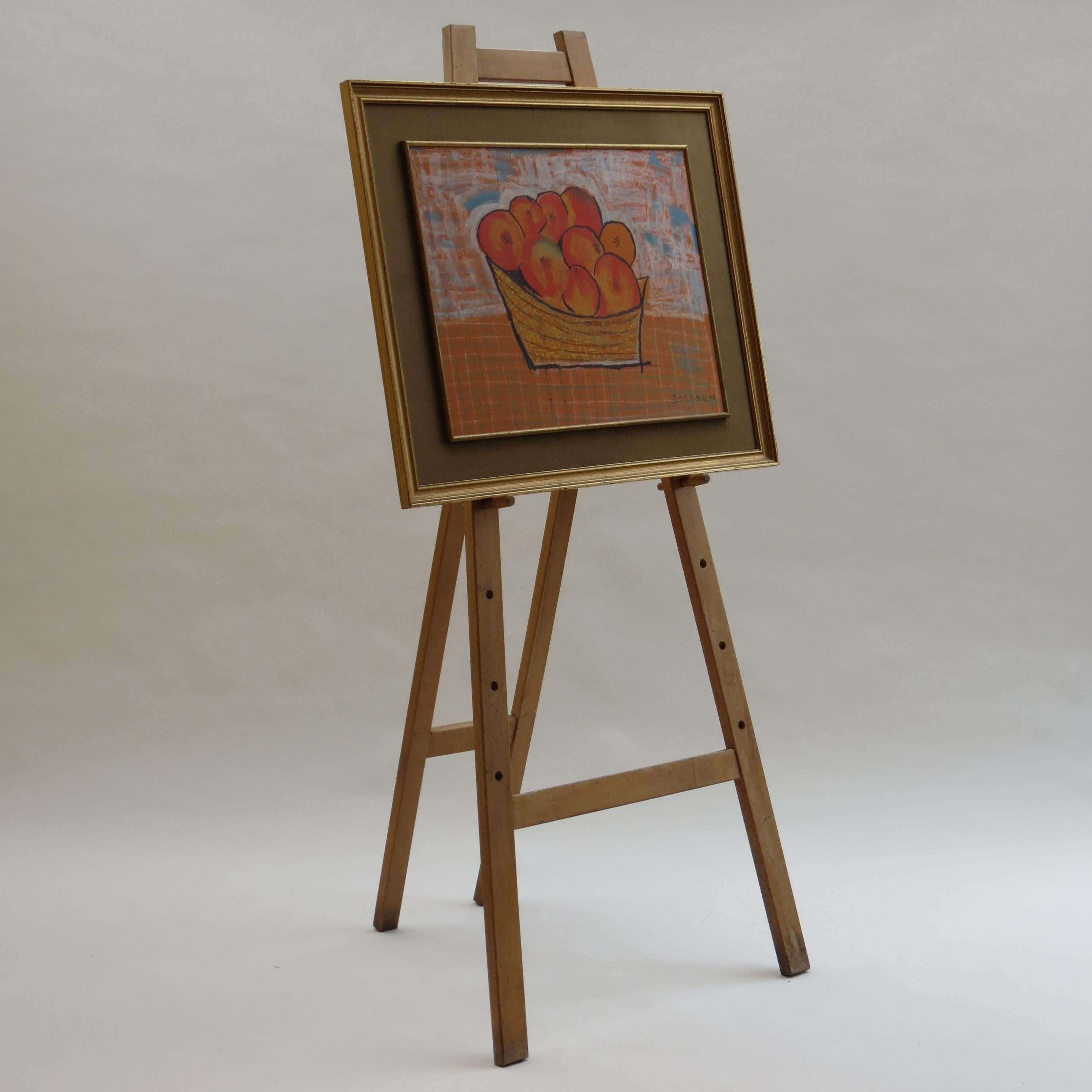 English Large Vintage Wooden Easel by ESA Esavian