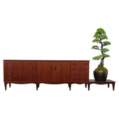 Large vintage wooden sideboard from the 1960s