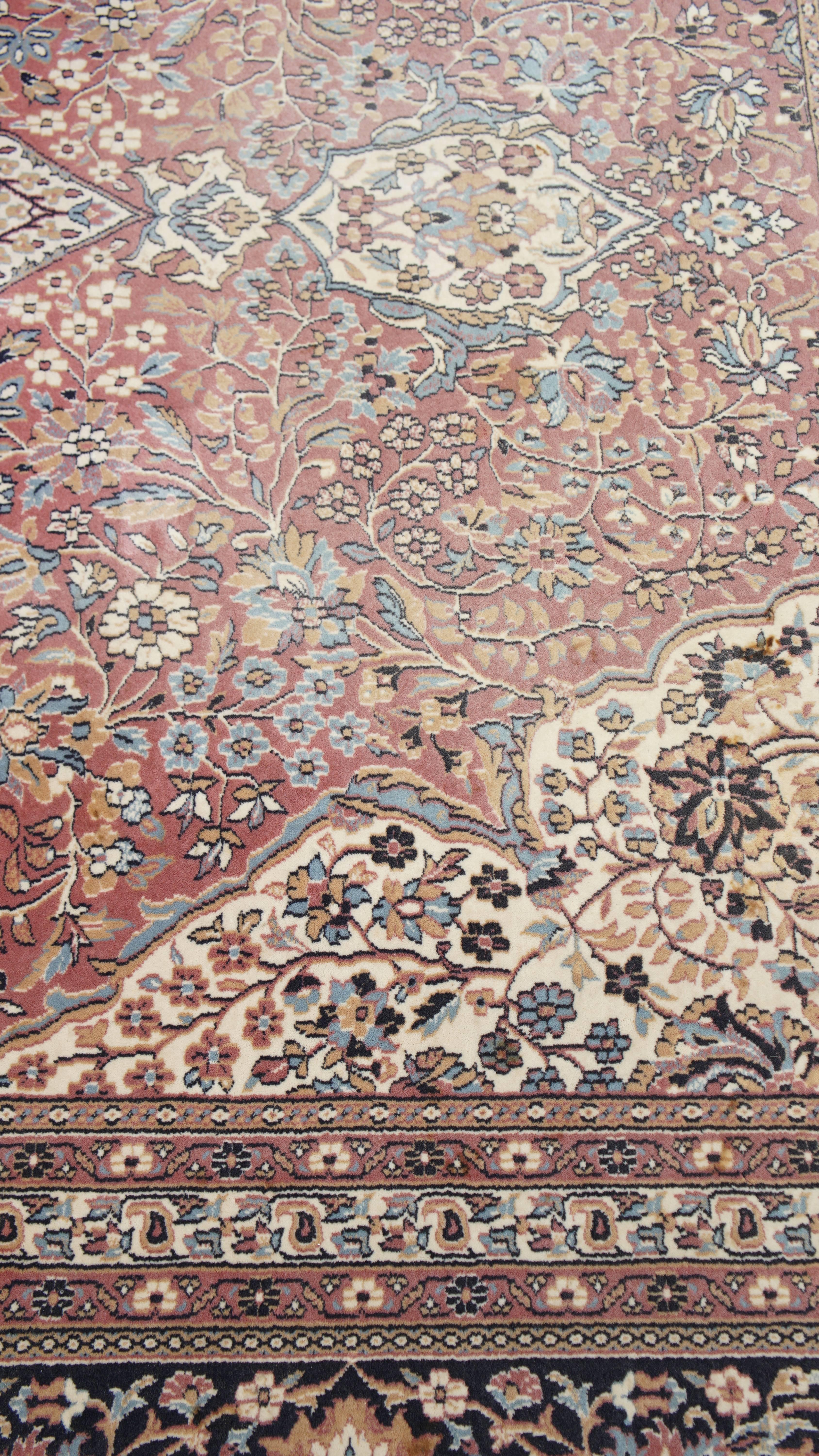 Großer Vintage-Wollteppich - 350x250cm (Wolle) im Angebot