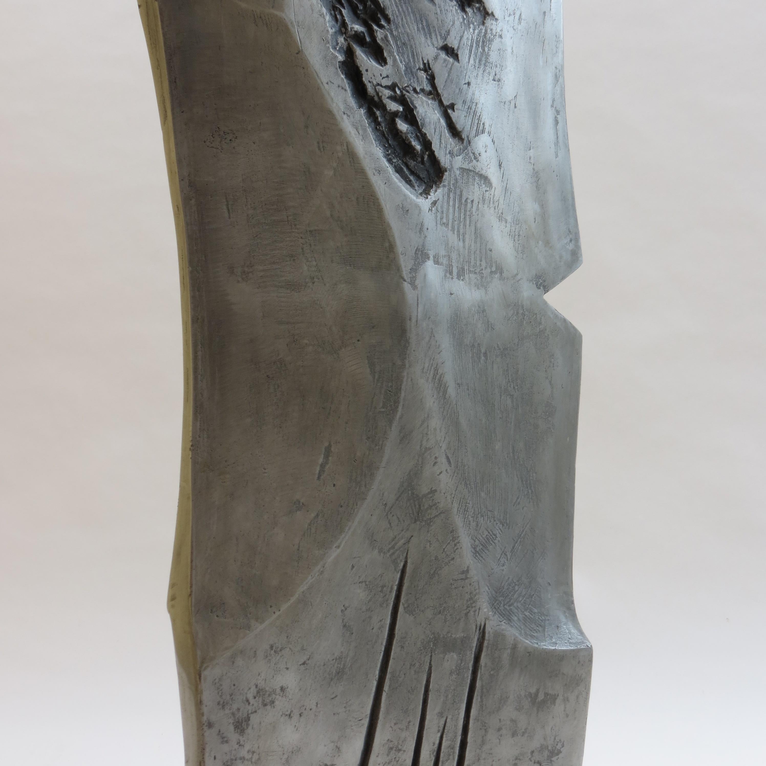 Mid-Century Modern Large Vintage Floor Standing Abstract Aluminium Sculpture, Alastair Michie, 1970