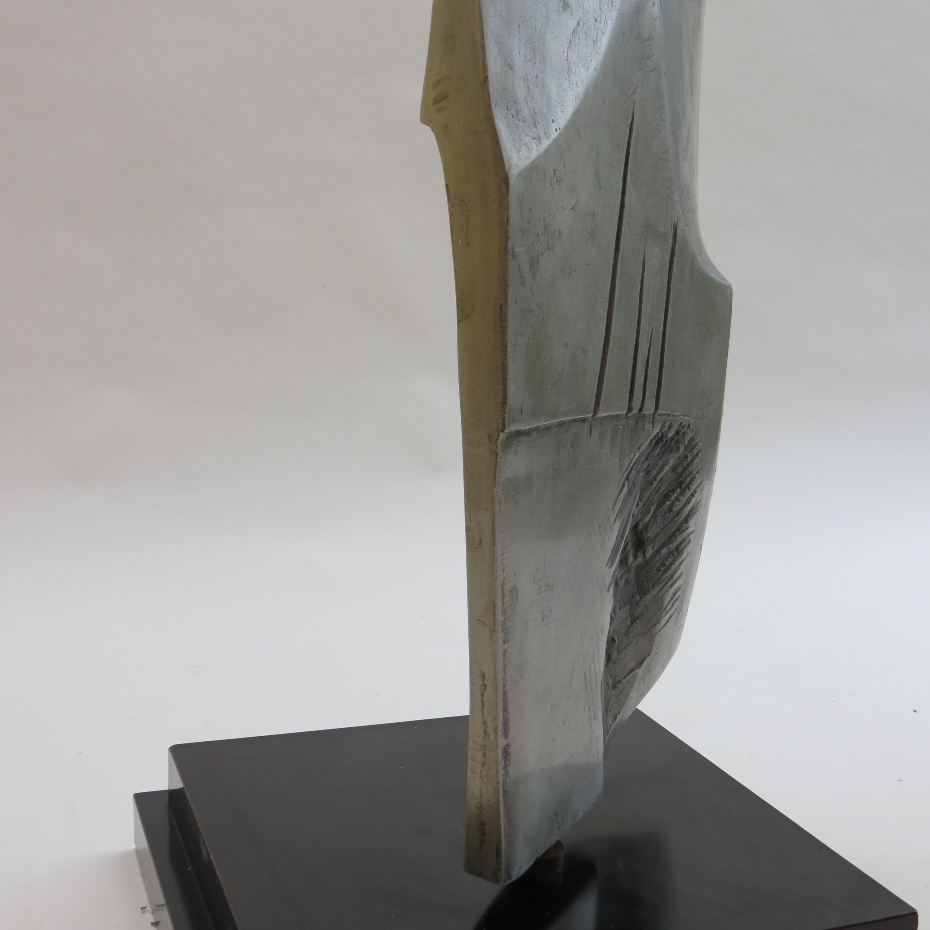Hand-Crafted Large Vintage Floor Standing Abstract Aluminium Sculpture, Alastair Michie, 1970