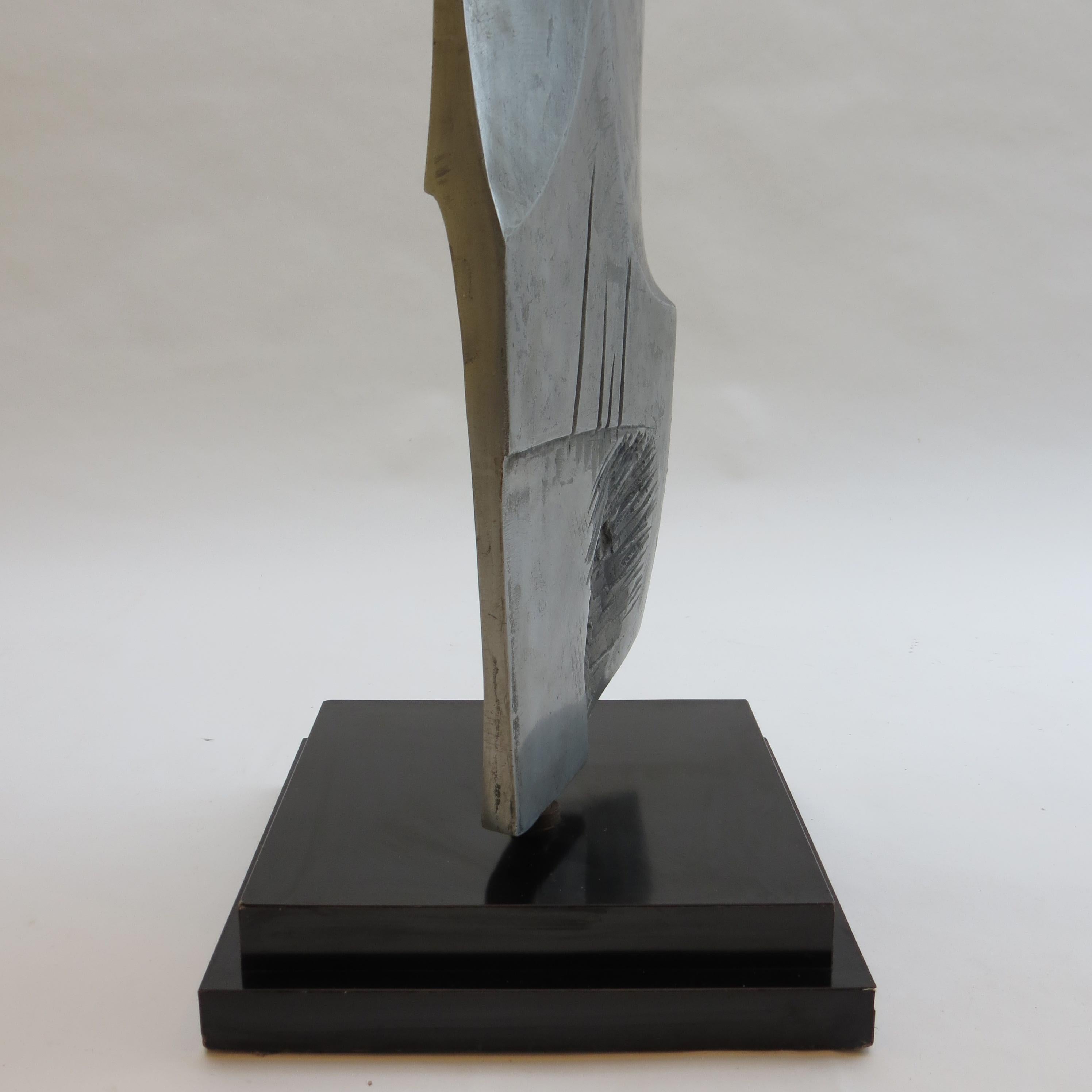 Large Vintage Floor Standing Abstract Aluminium Sculpture, Alastair Michie, 1970 In Good Condition In Stow on the Wold, GB