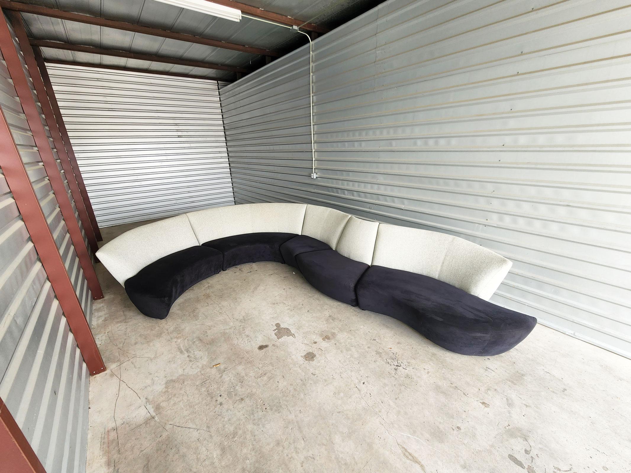 Grand canapé Bilboa de Vladimir Kagan en cinq sections Bon état - En vente à Dallas, TX