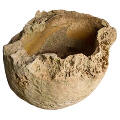 Large Volcanic Urn/Planter with Organic Form from Indonesia