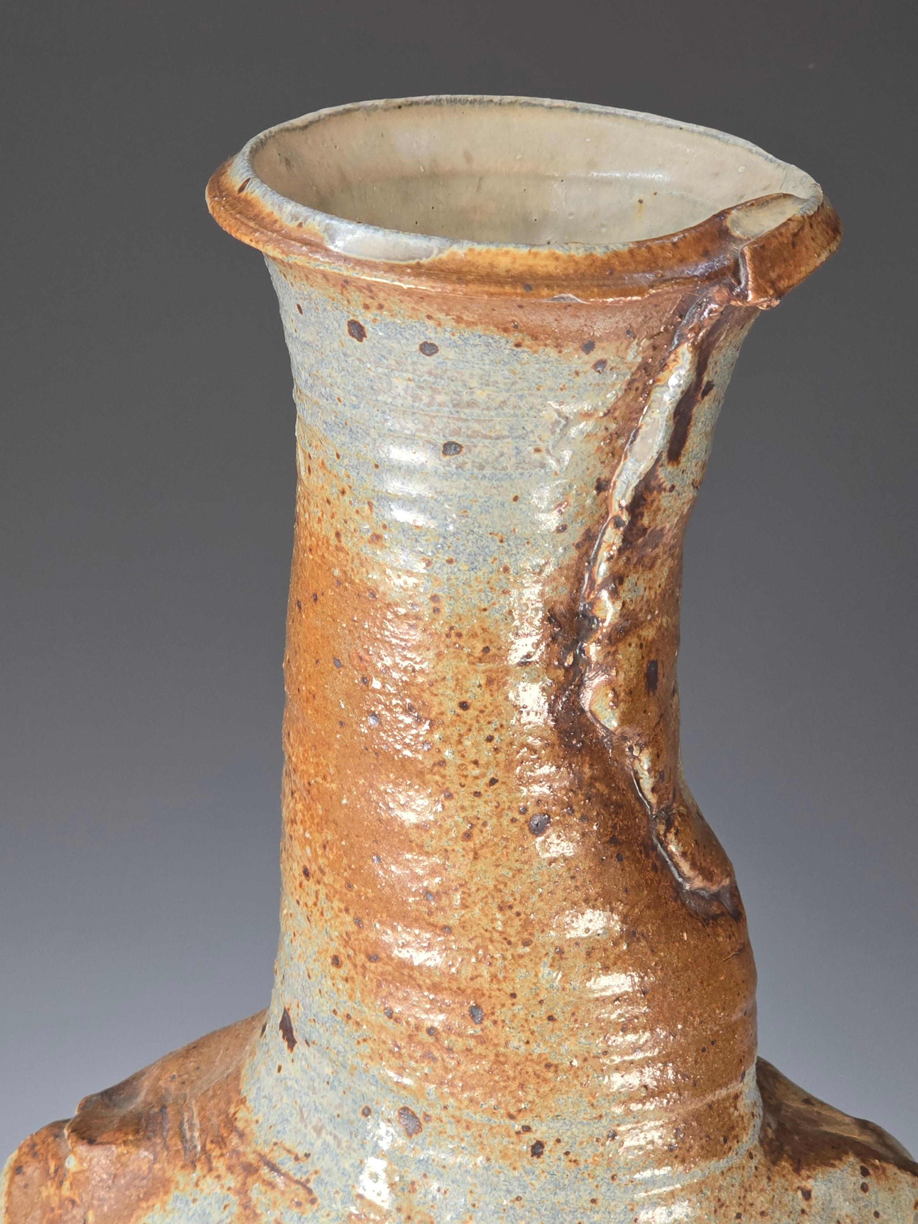 Moderno Vaso grande Studio Pottery in stile Voulkos in vendita