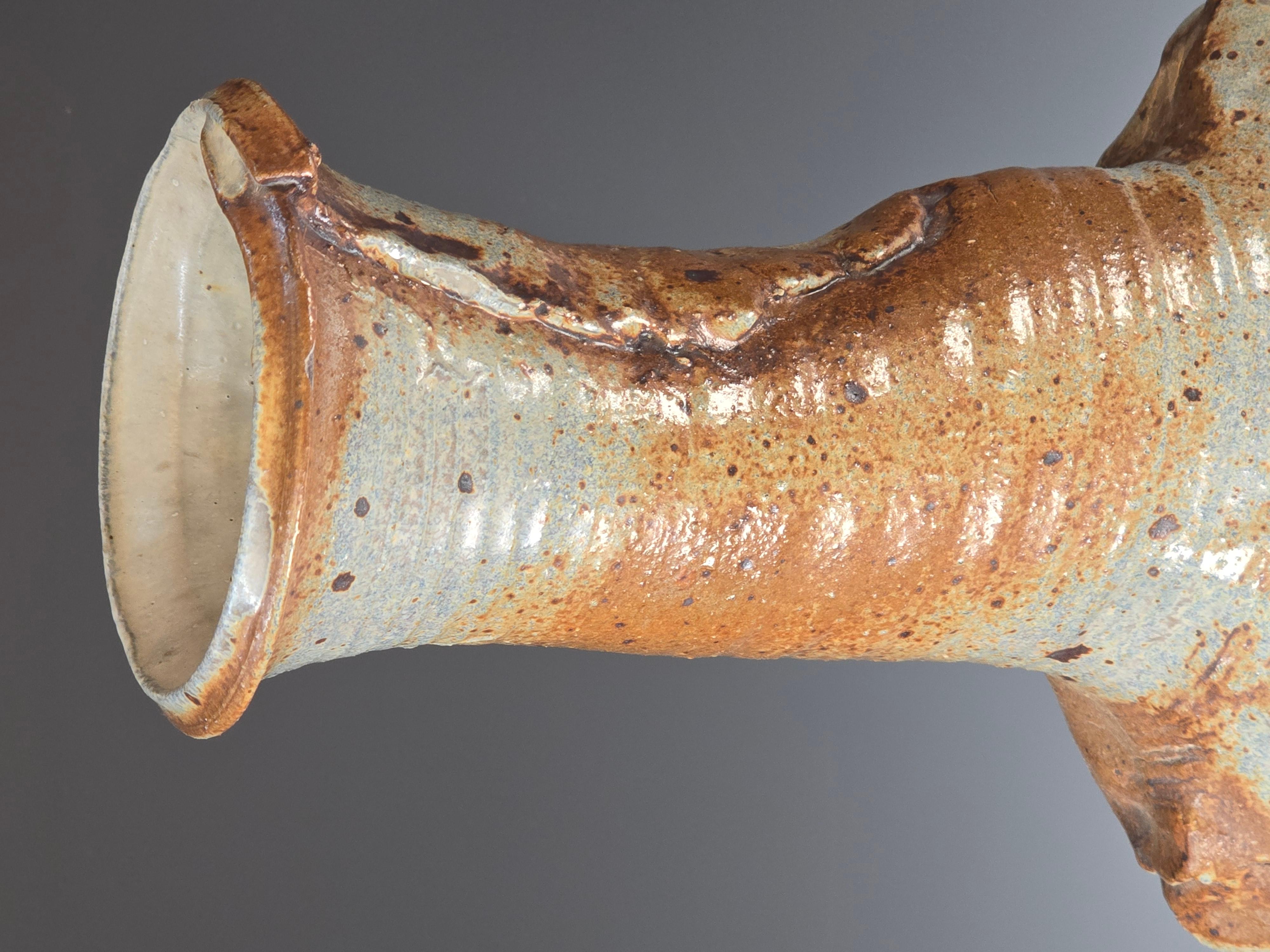 Moderno Vaso grande Studio Pottery in stile Voulkos in vendita