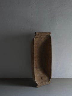 Grand bol en bois sculpté Wabi Sabi #5