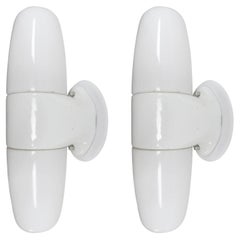 Retro Large Wagenfeld Double Wall Lights, 1950
