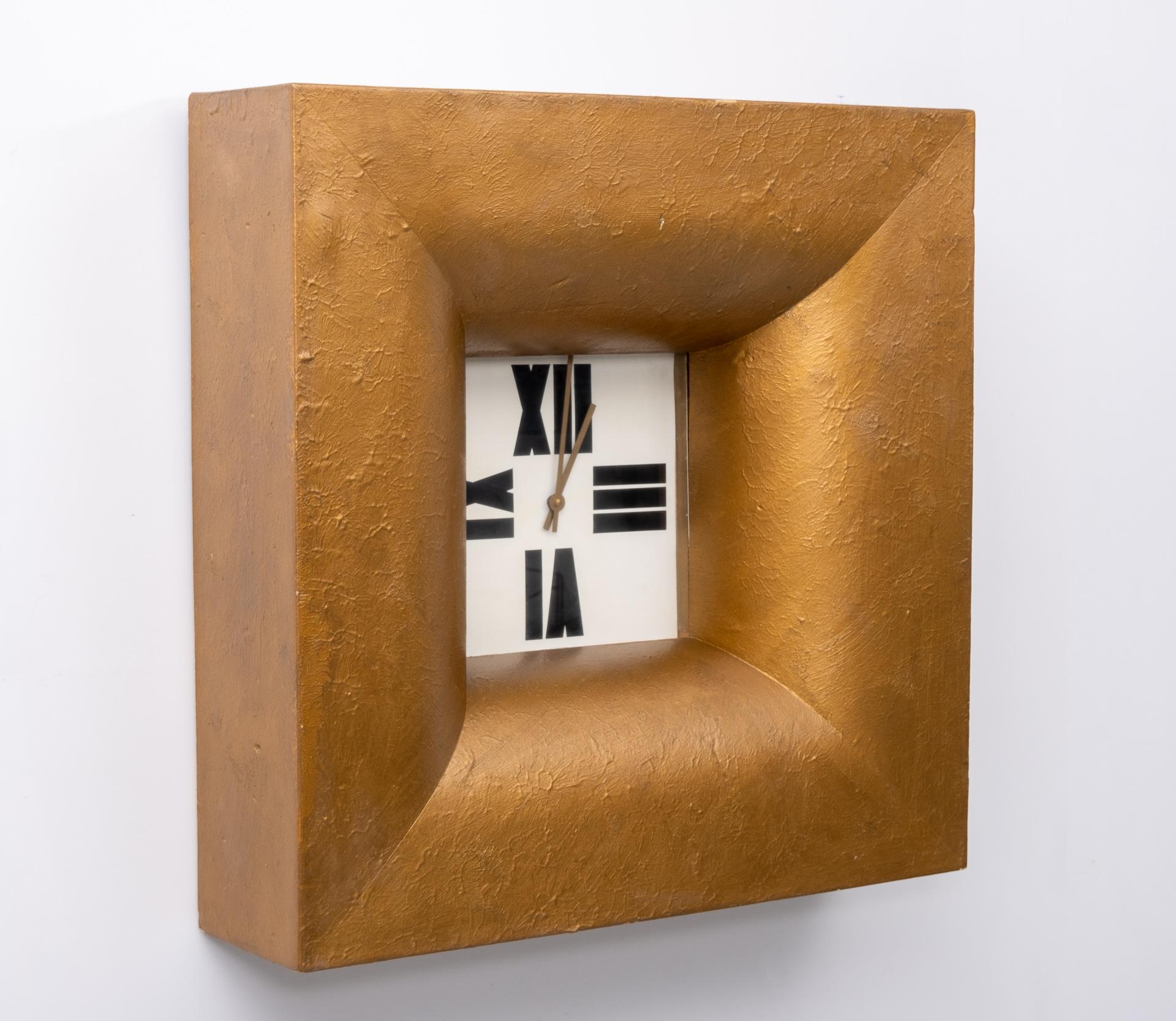 Art Deco Large Wall Clock Alan Wallis, England, 1990s