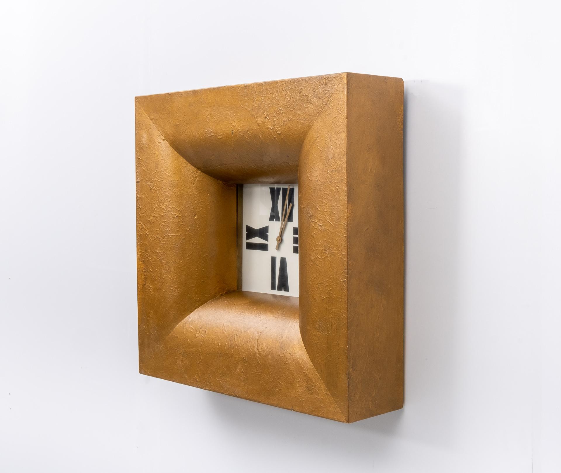 English Large Wall Clock Alan Wallis, England, 1990s