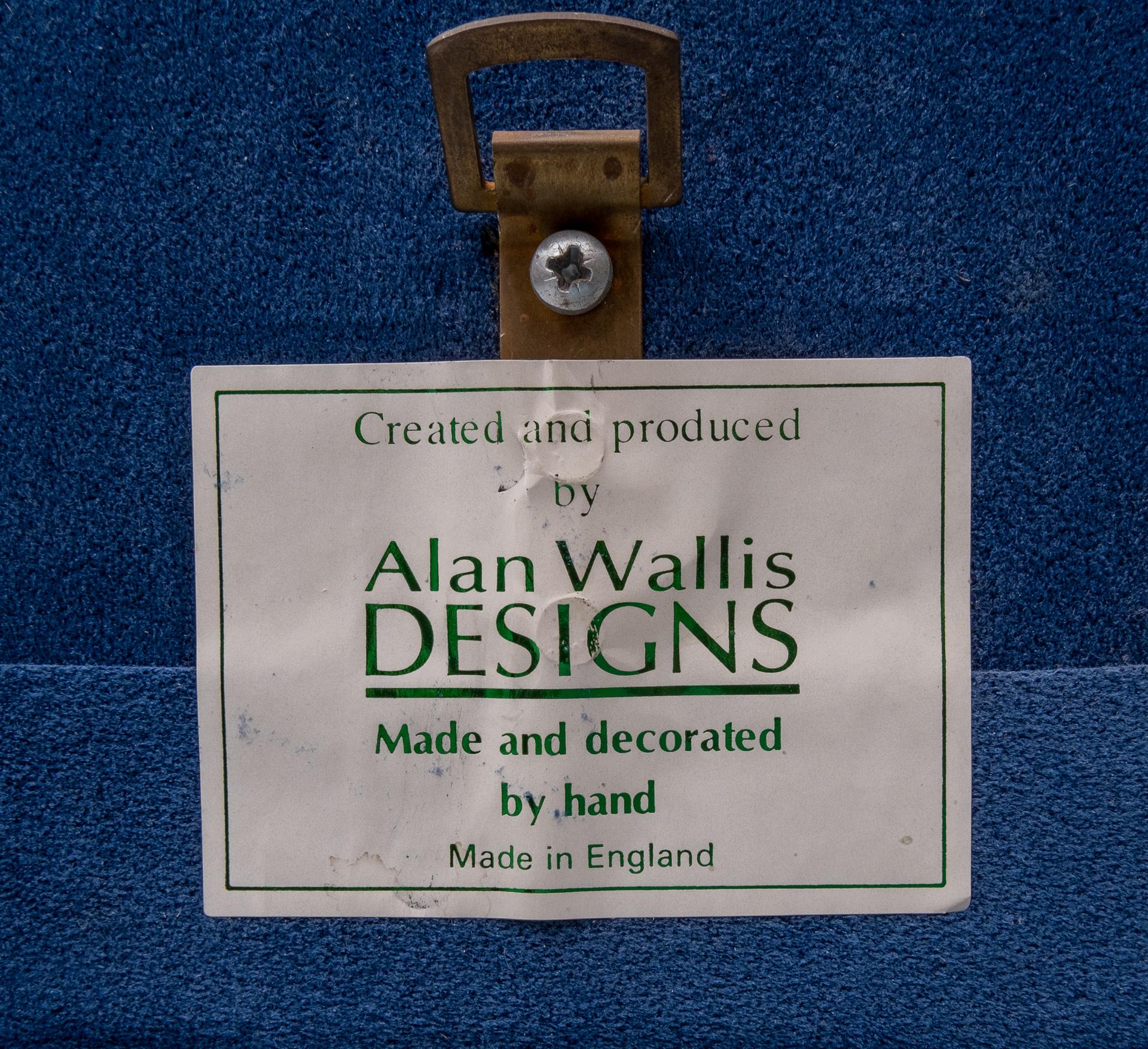 Plaster Large Wall Clock Alan Wallis, England, 1990s