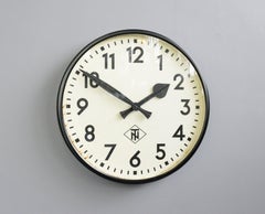 Große Wanduhr von TN ca. 1950er Jahre