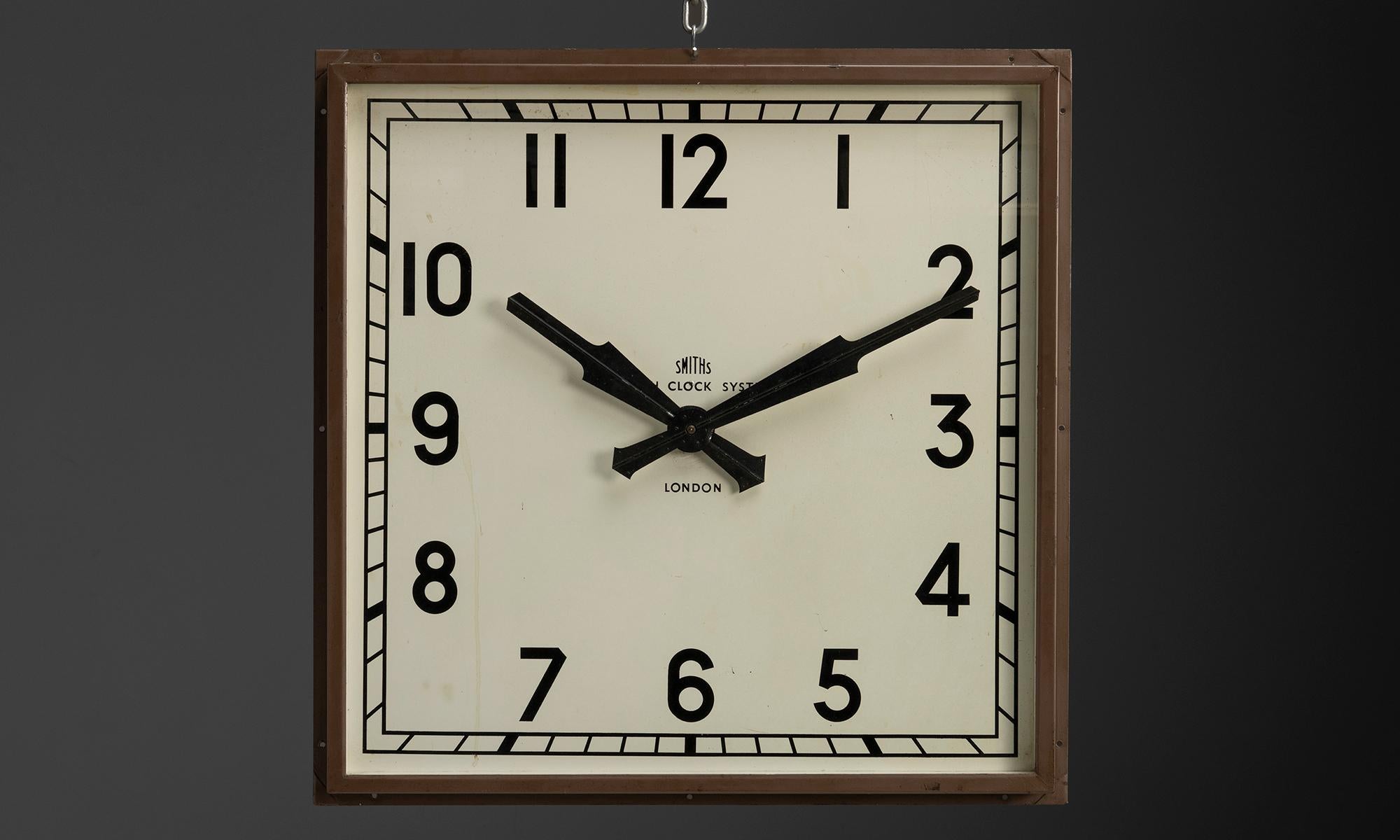 Large Wall Clock

England, 1930

Copper surround with natural patina, made by Smith's.

33.5