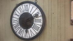 Large Wall Clock Plaque