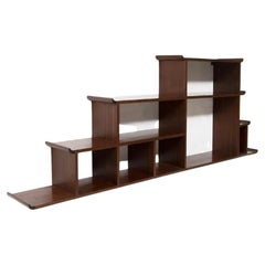 Large Wall Consolle/Shelf in Walnnut by Gio Ponti & E. Lancia, 1940, Italy