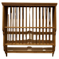 Large Wall Hanging Pine Plate Rack This Useful Piece Hangs on the Wall