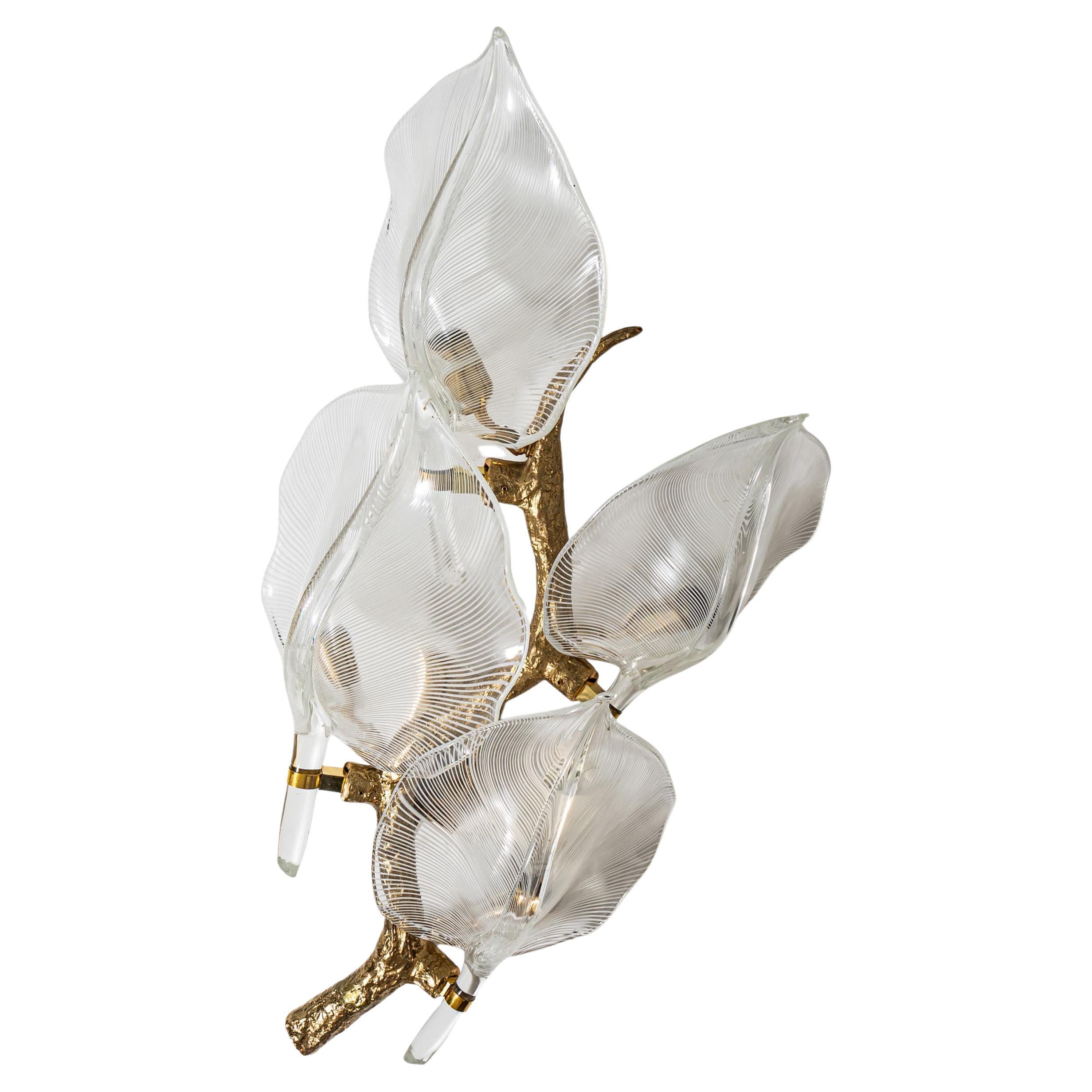 Large Wall Lamp by Franco Luce, Italy, 1970s