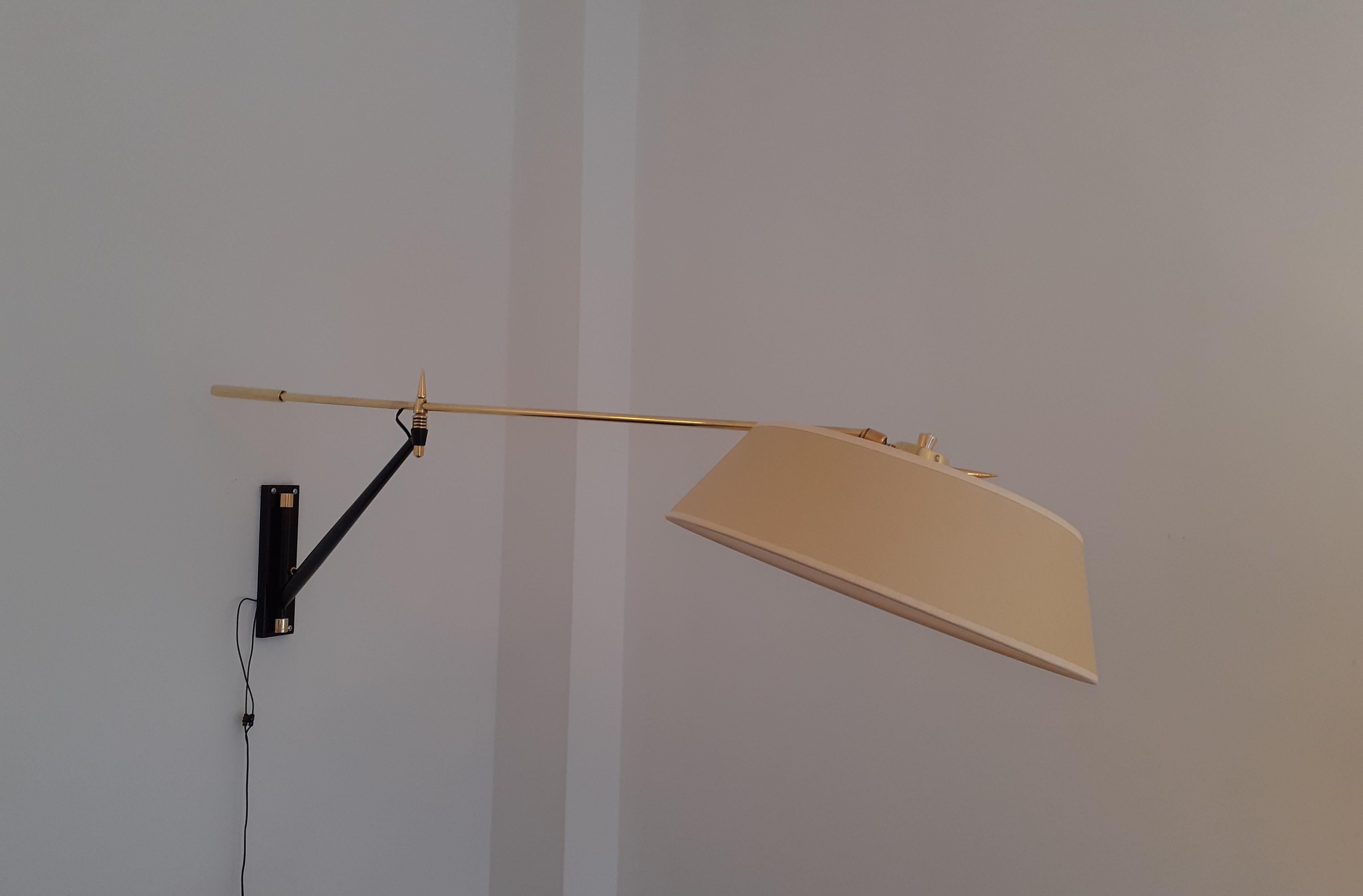 Large Wall Lamp from Maison Lunel 1950 11