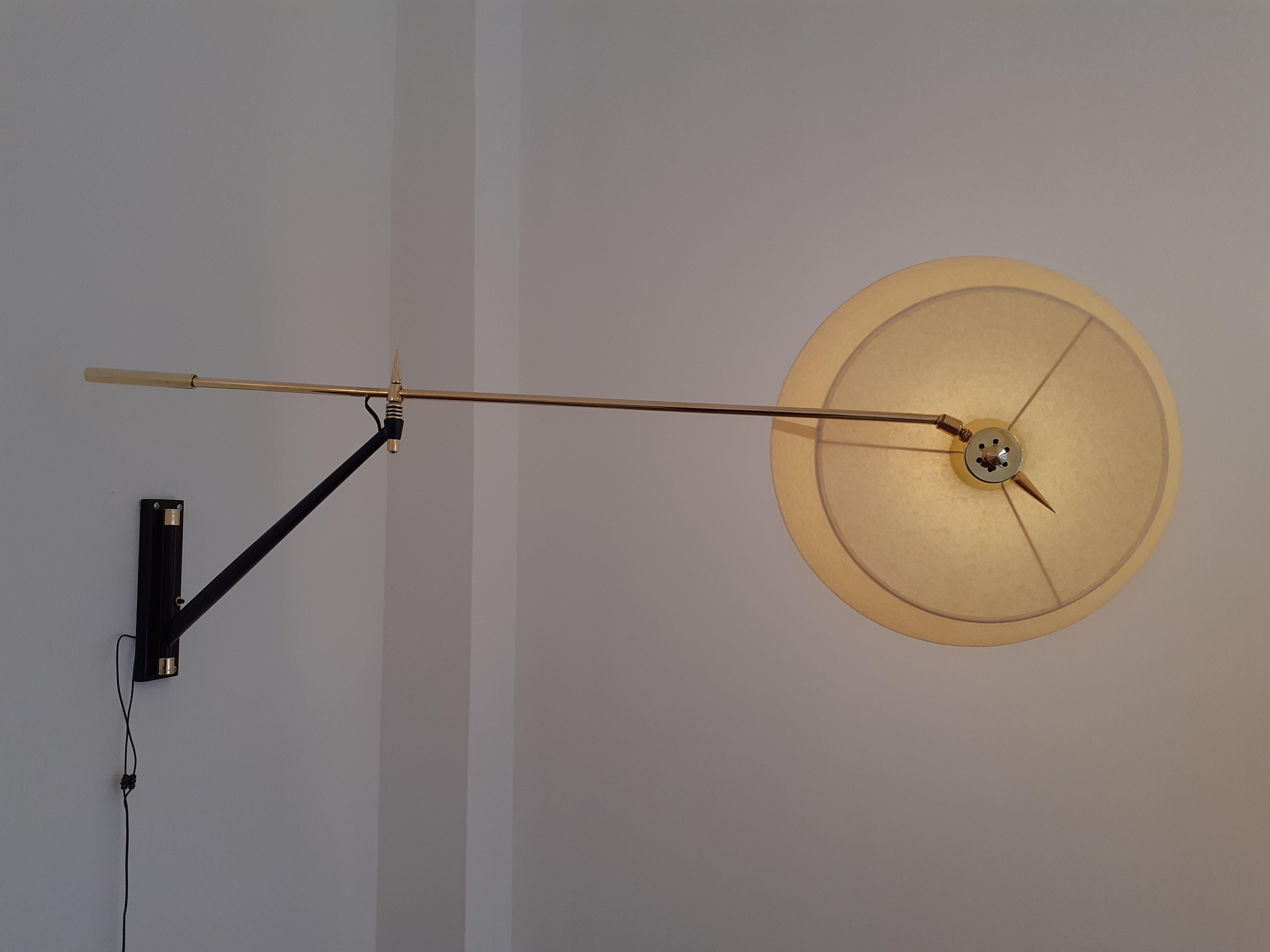 Large Wall Lamp from Maison Lunel 1950 In Excellent Condition In Saint-Ouen, FR