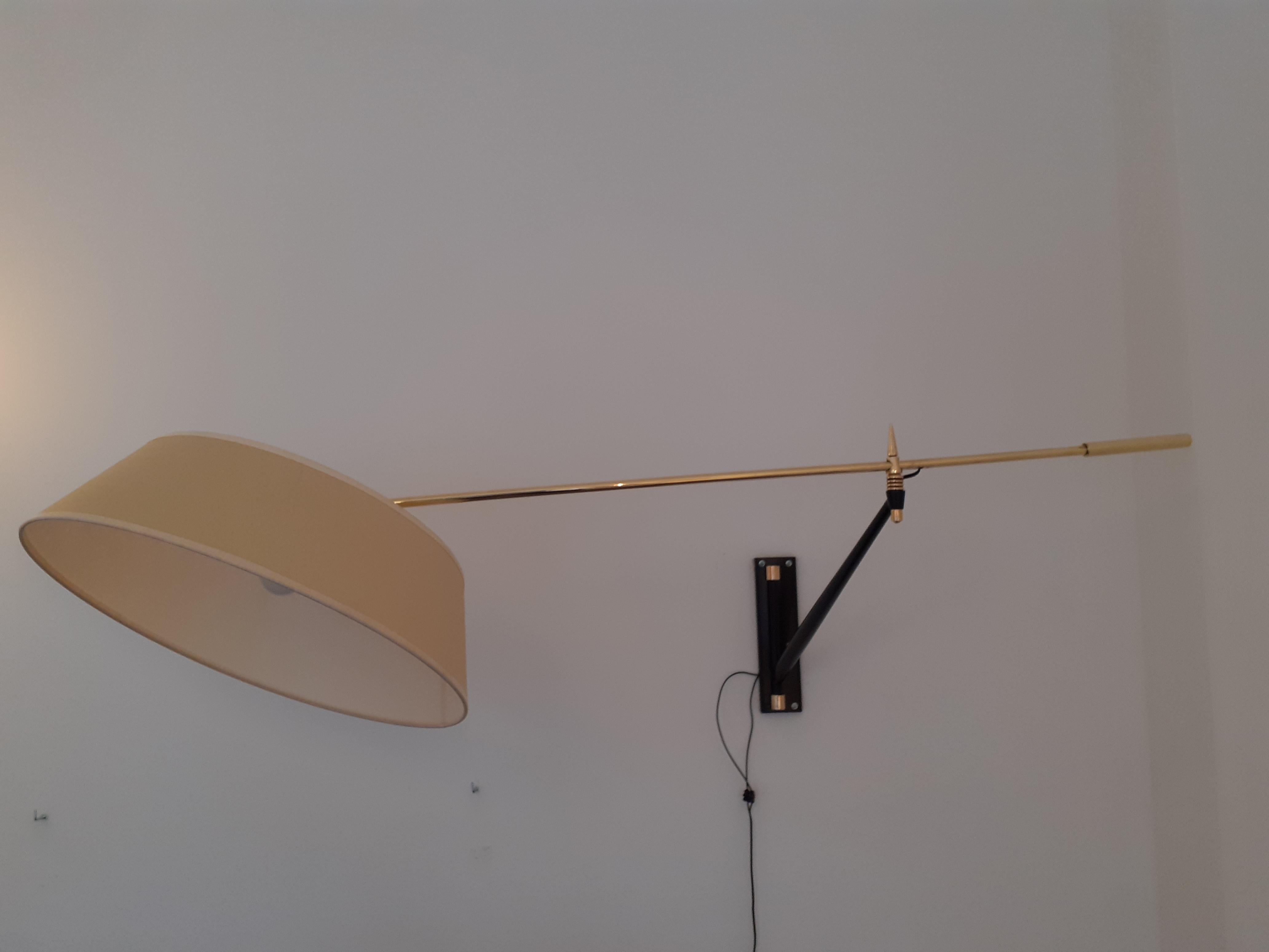 Large Wall Lamp from Maison Lunel 1950 2