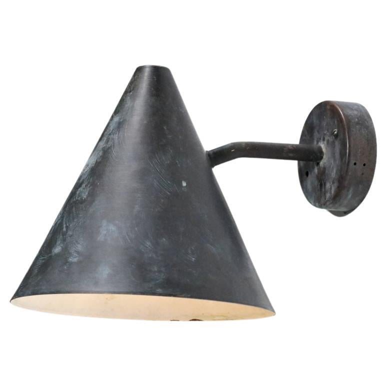 Large Wall Lamp Hans Agne Jakobsson Tratten Patina Years 60, F590 For Sale