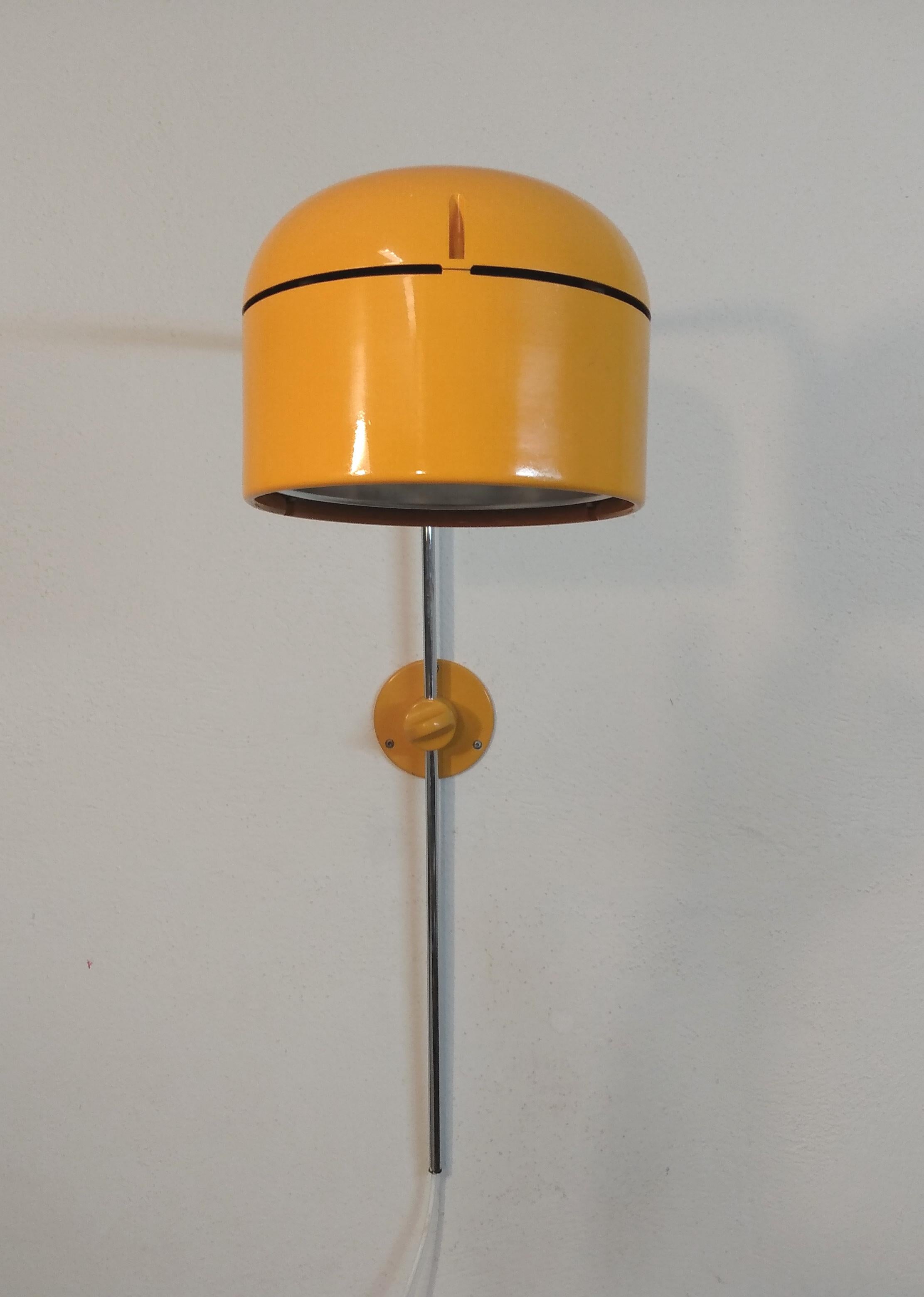 Mid-Century Modern Large Wall Lamp Made by Staff in Germany, 1970s, Design Arnold Berges