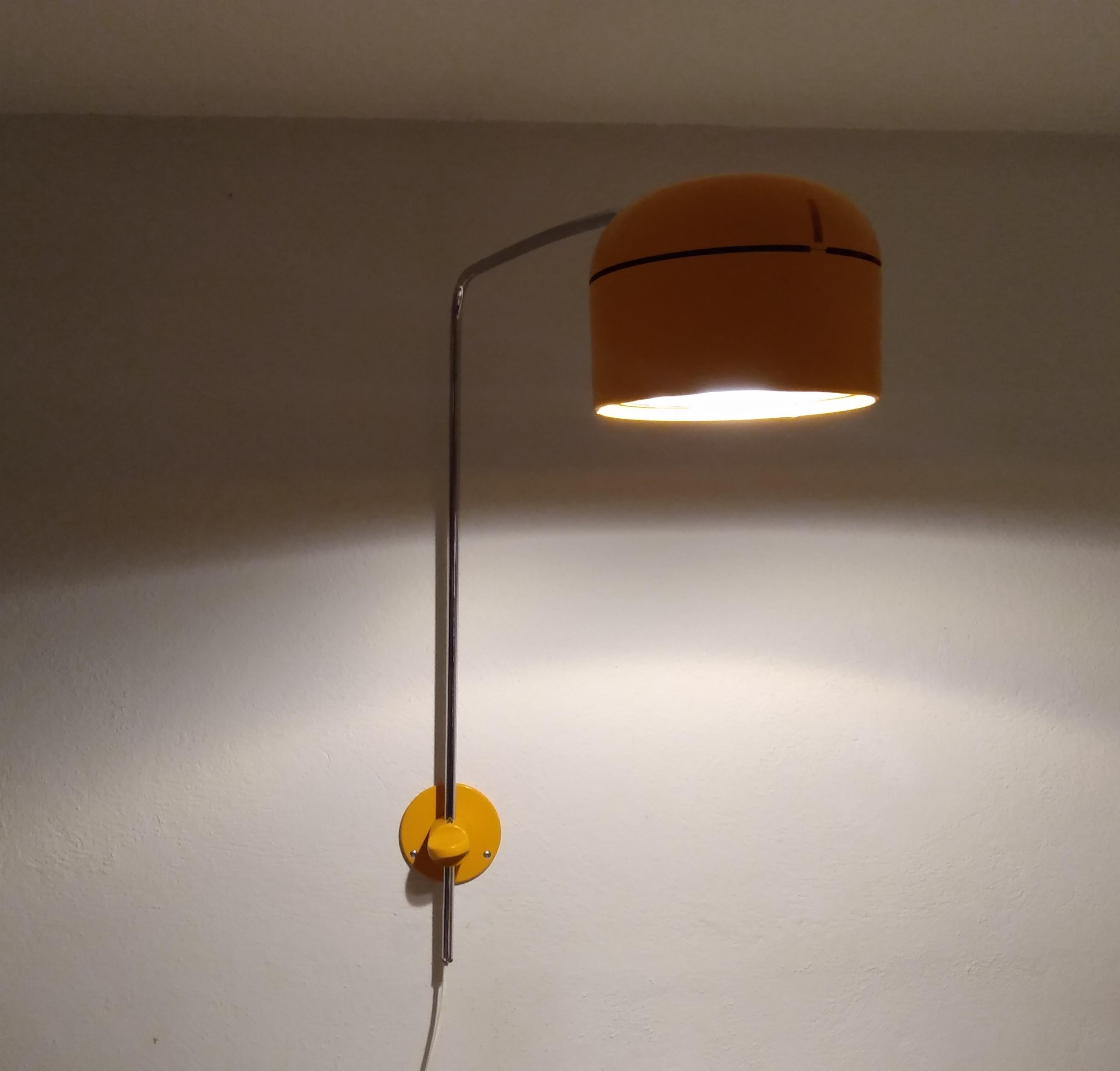 Late 20th Century Large Wall Lamp Made by Staff in Germany, 1970s, Design Arnold Berges