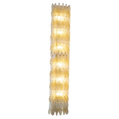 Large wall lamp Poliedri Murano glass, composition of a set of 2