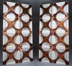 Large Wall Light Sculptures by Dieter Witte and Rolf Krüger for Staff Leuchten