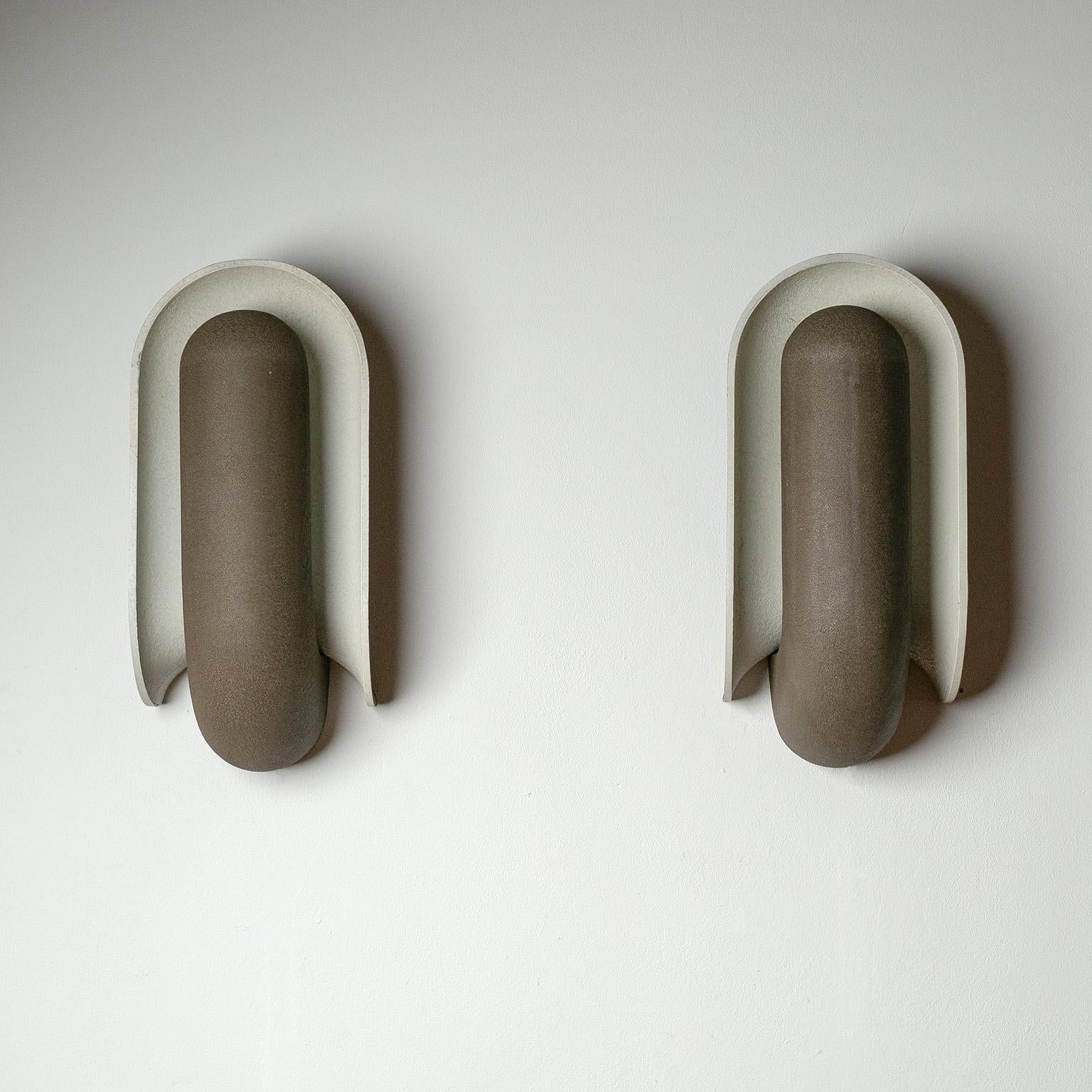 Space Age Large Wall Lights by RAAK, 1970s