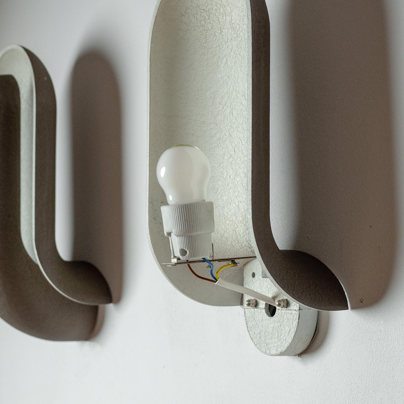 Late 20th Century Large Wall Lights by RAAK, 1970s