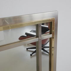 Large Wall Mirror by Belgo Chrom, 1970s