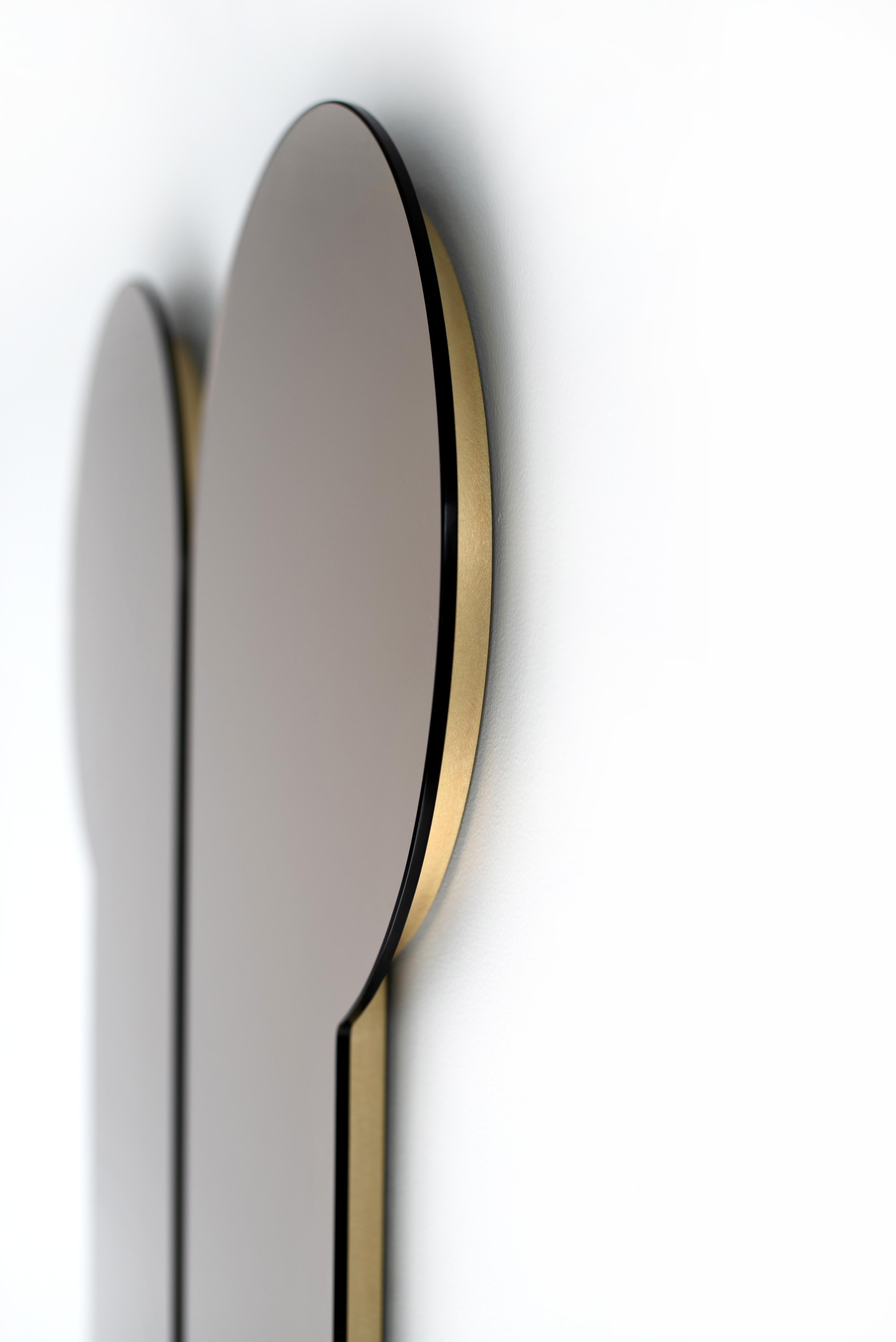 Large Bronze Hallway Mirror, Contemporary Titus Mirror by Ben & Aja Blanc In New Condition For Sale In Rumford, RI