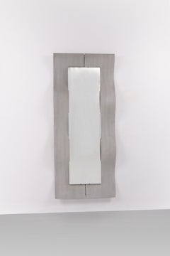 Large wall mirror design by Lorenzo Burchiellaro 1970, Italy