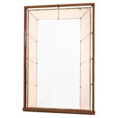 Large Wall Mirror, probably Scandinavia Mid-20th Century