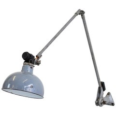 Large Wall Mounted Industrial Lamp by Ernst Rademacher, circa 1930s
