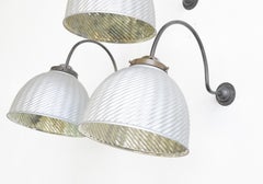 Large Wall Mounted Mercury Lights, circa 1920s