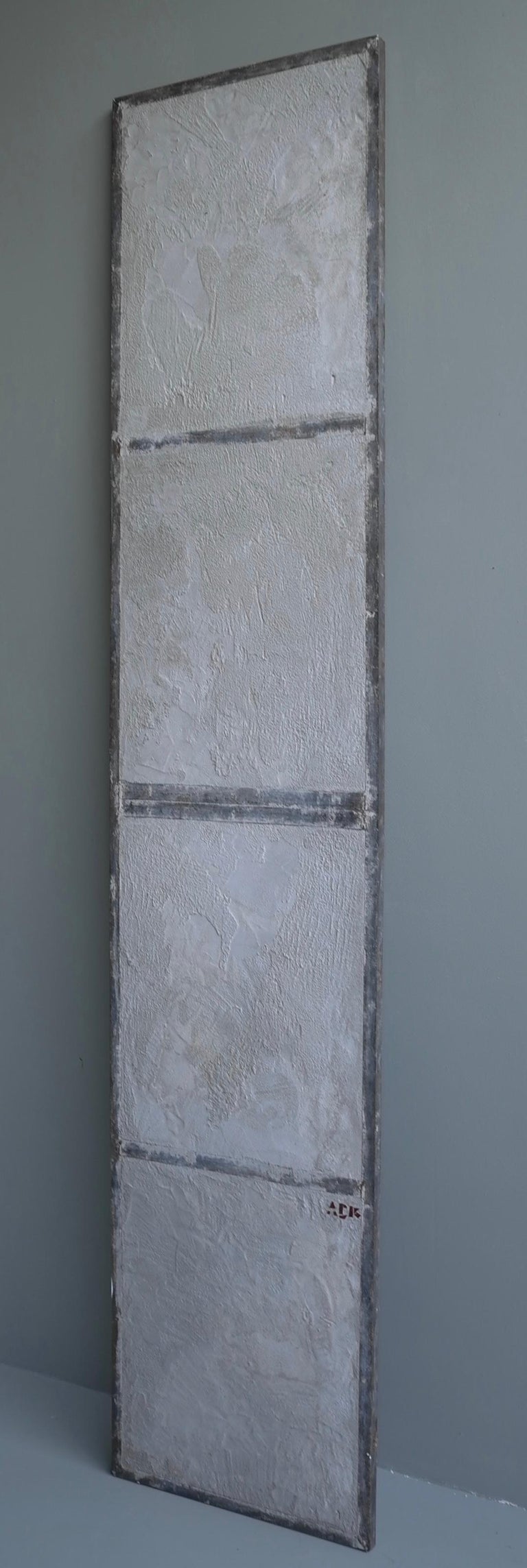 Large Wall-Mounted Sculpture Colored Stone in Concrete Mid-Century Modern, 1952 For Sale 7