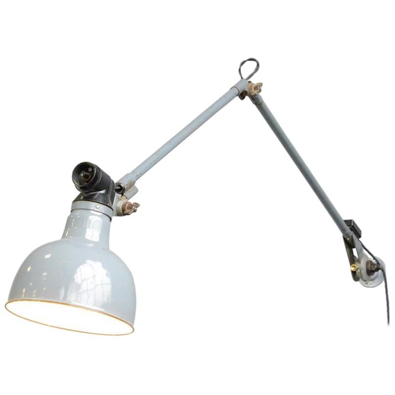 Large Wall-Mounted Task Lamp by Rademacher, circa 1930s