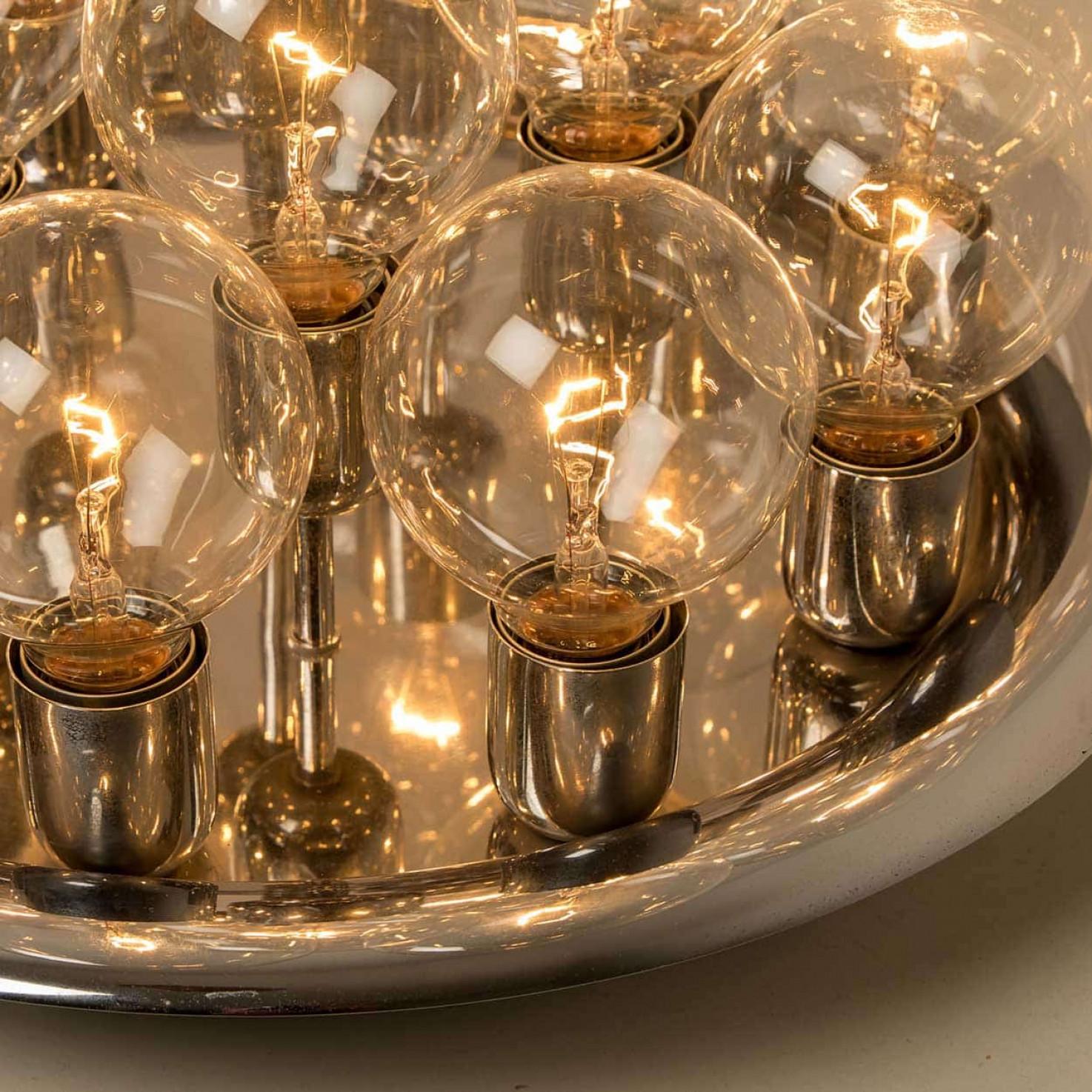 Gran Lámpara de Pared o Techo de estilo Bastón, años 70 en venta 7