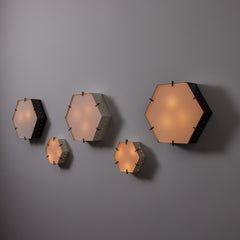 Single Large Wall or Ceiling Light by G.C.M.E.