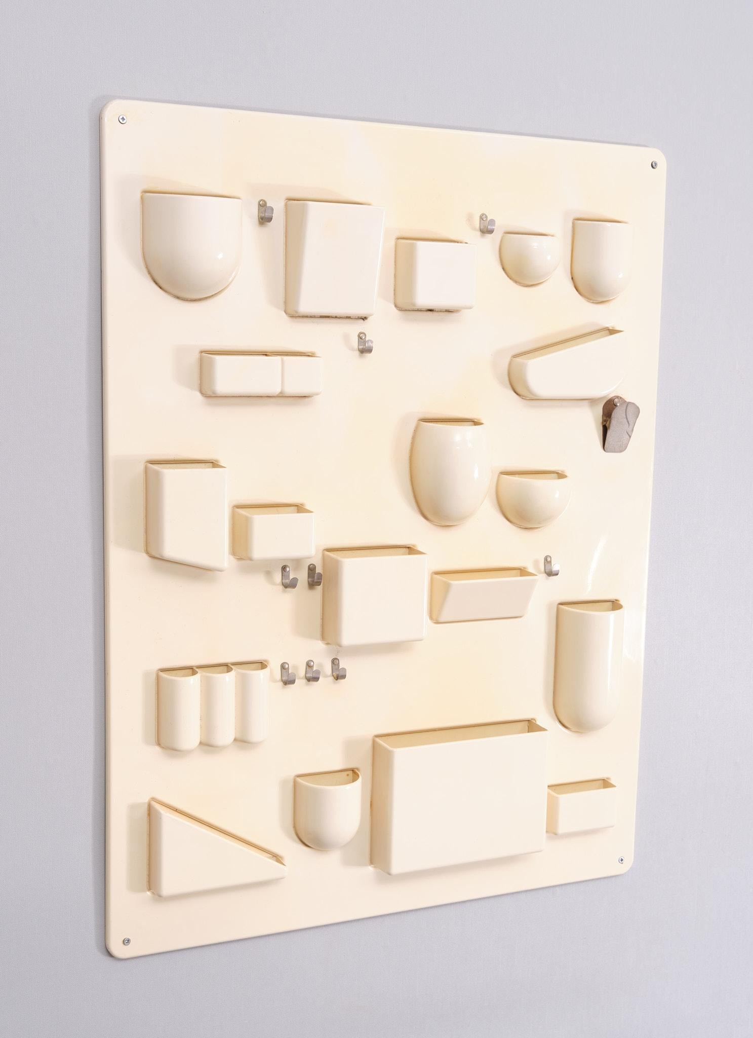 Ustensilo Wall Organizer by Dorothee Becker for Ingo Maurer, 1970s
Designer - Dorothee Becker Maurer Producer - Design M Model - Ustensilo Wall Organizer Design Period 1970s  Materials - Plastic Color off White  Wear consistent with age a use ,some
