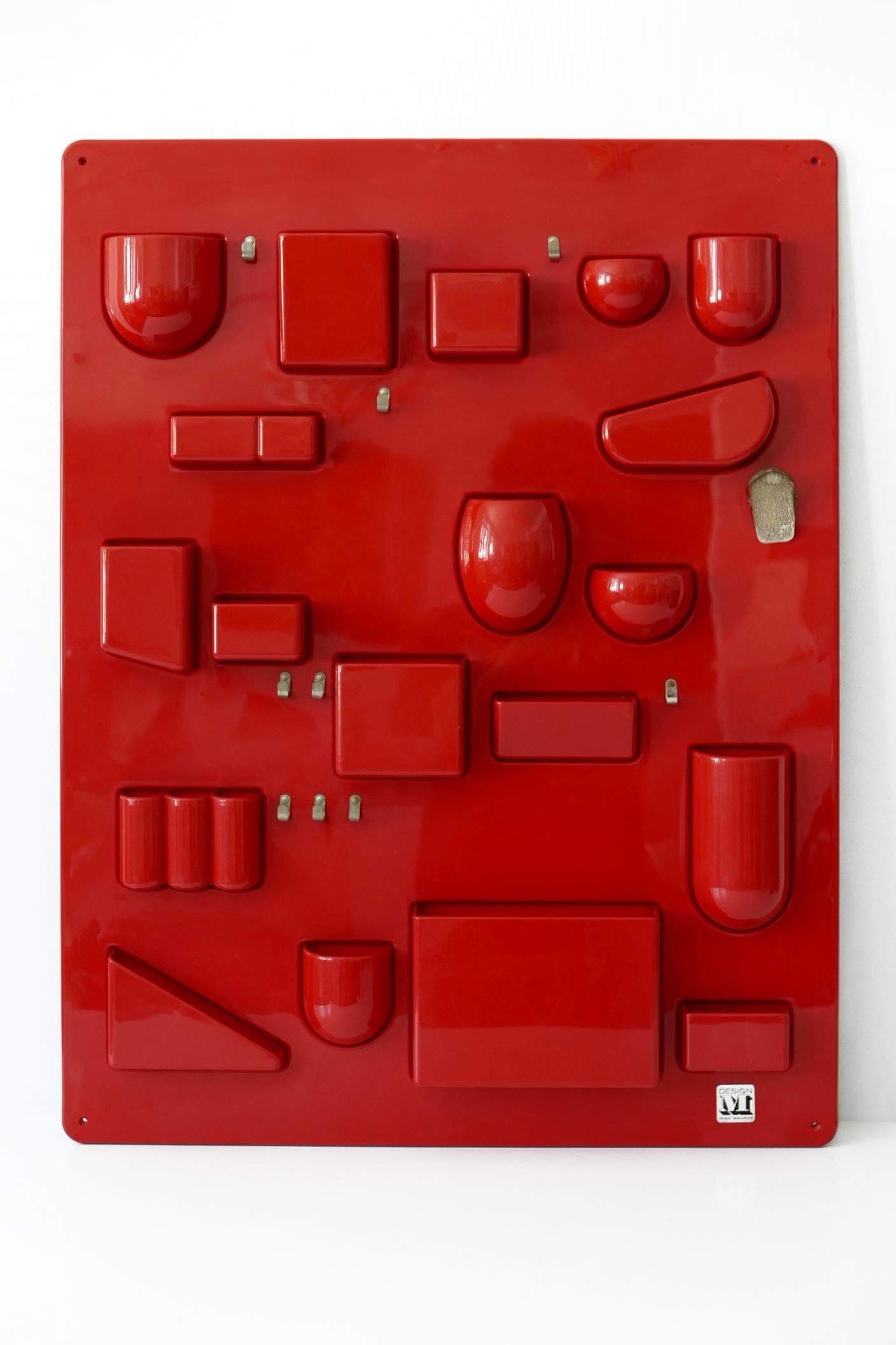 Large Wall Organizer Uten.Silo I by Dorothee Becker for Design M Ingo Maurer For Sale 7