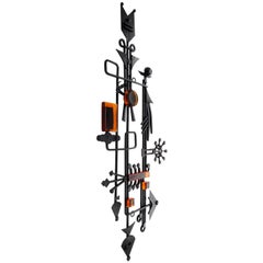 Large Wall Relief by Dantoft Kunstsmedie 1960s, Danish Modern Wall Sculpture