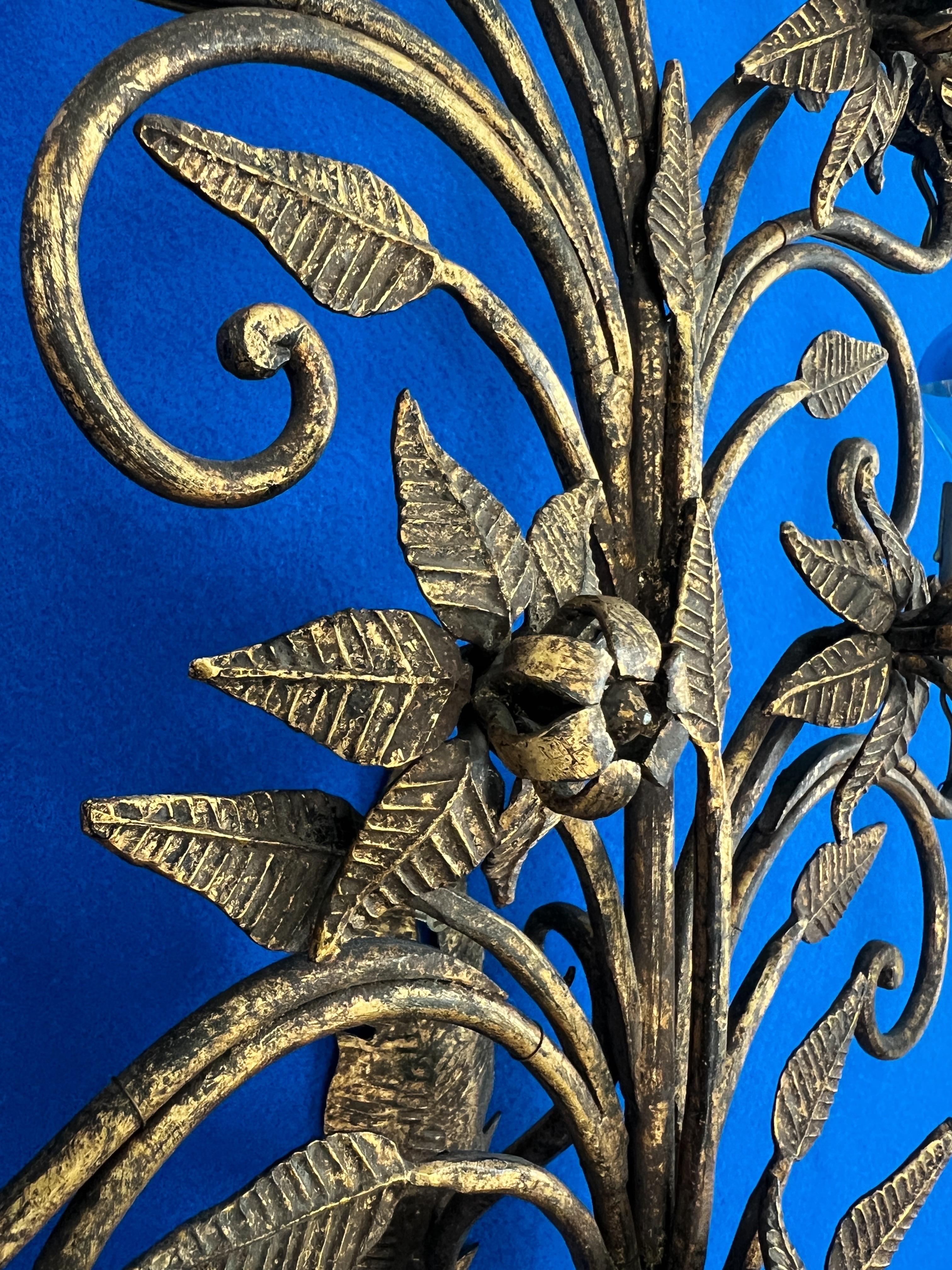 Large wall sconce attributed to Pier Luigi Colli Italy 1950 For Sale 3